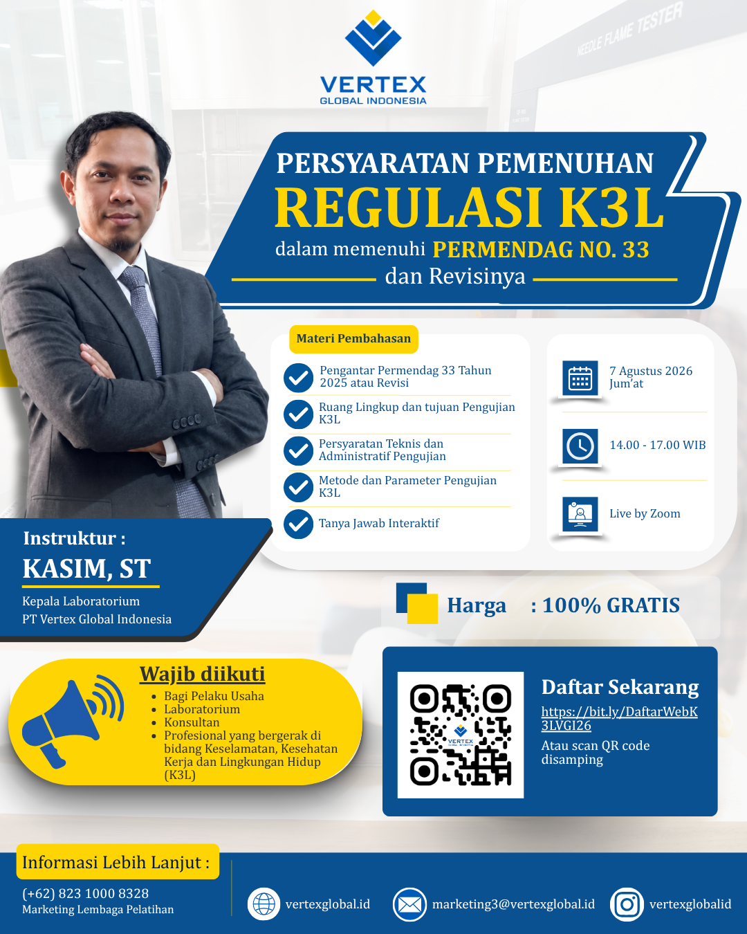 Persyaratan Pemenuhan Regulasi K3L dalam Memenuhi PERMENDAG NO.33 dan Revisinya